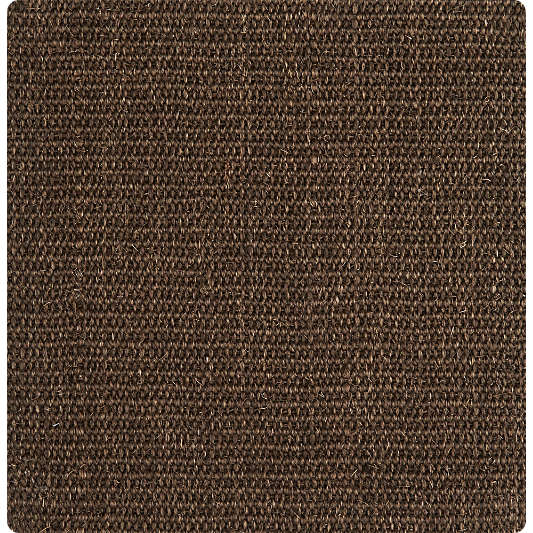 Sisal Umber Brown 12" sq. Rug Swatch