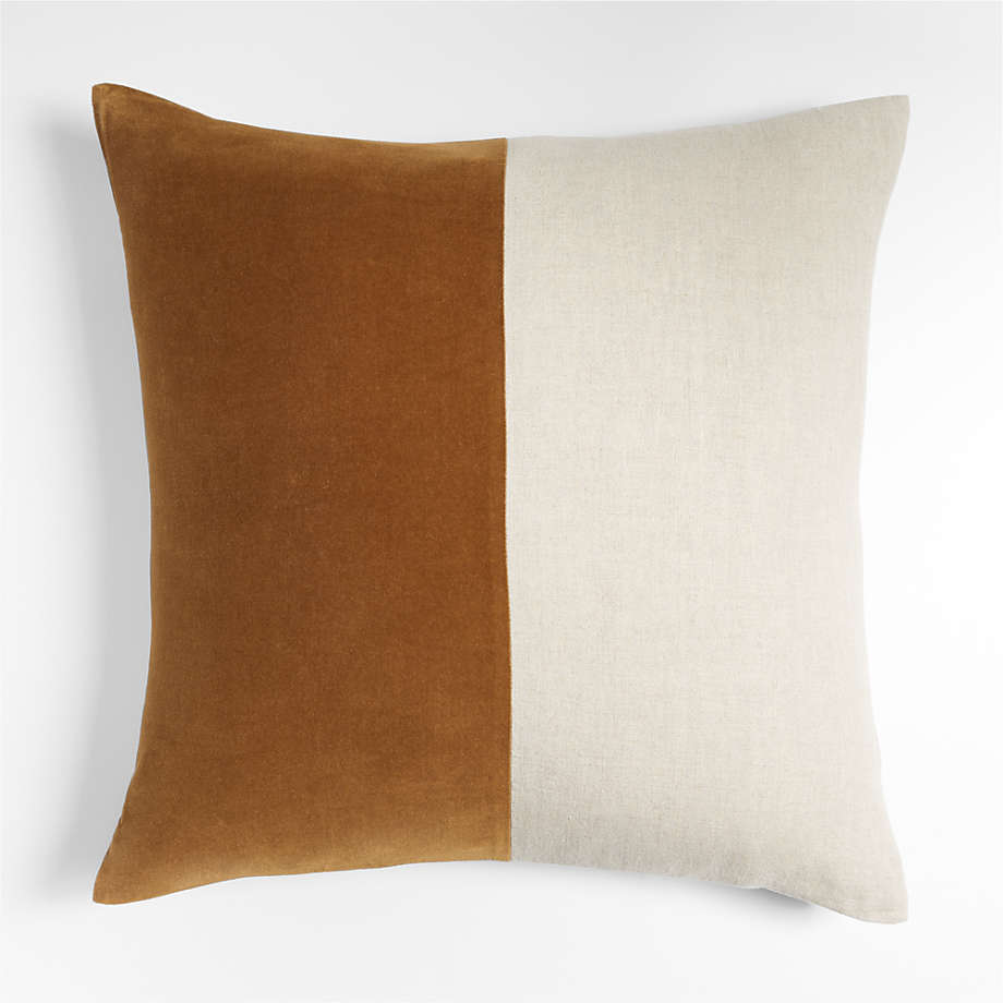Cognac cheap color pillows
