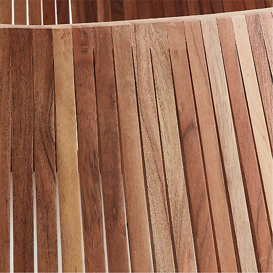 Skei Extra-Large Natural Wood Christmas Tree Collar 34"