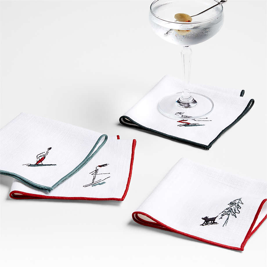 Botanical Cocktail Napkin (Set of 6)