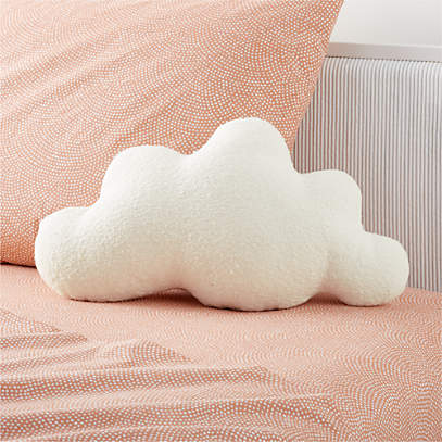 Sky High Cloud Kids Throw Pillow by Leanne Ford