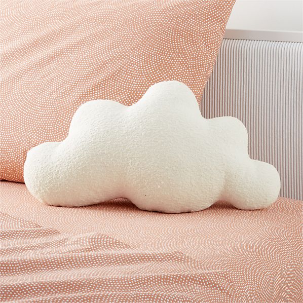 2 White Kid Pillows Cloud Pillow Set Solid Gray