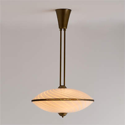 Skye Glass Pendant Light by Laura Harrier and Tiffany Howell