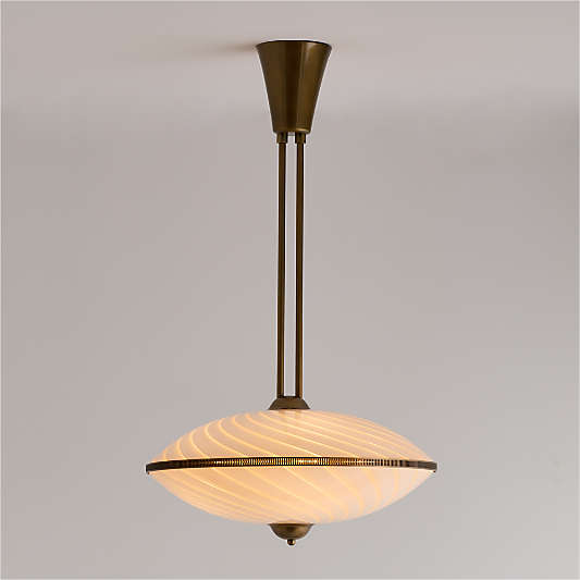 Skye Glass Pendant Light by Laura Harrier and Tiffany Howell