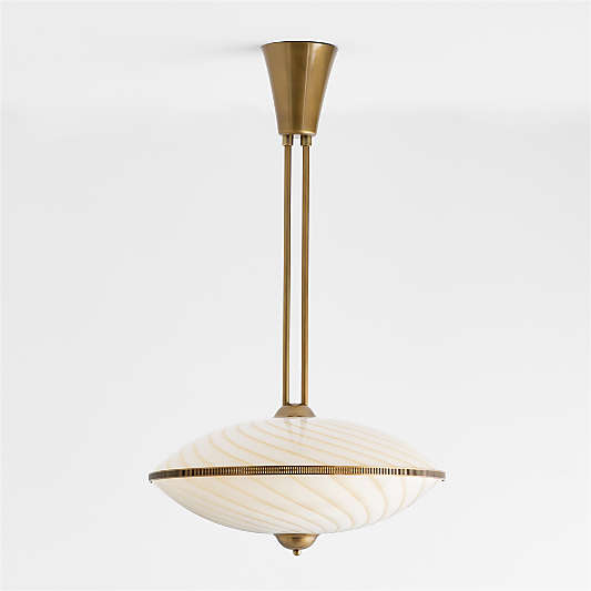 Skye Glass Pendant Light by Laura Harrier and Tiffany Howell