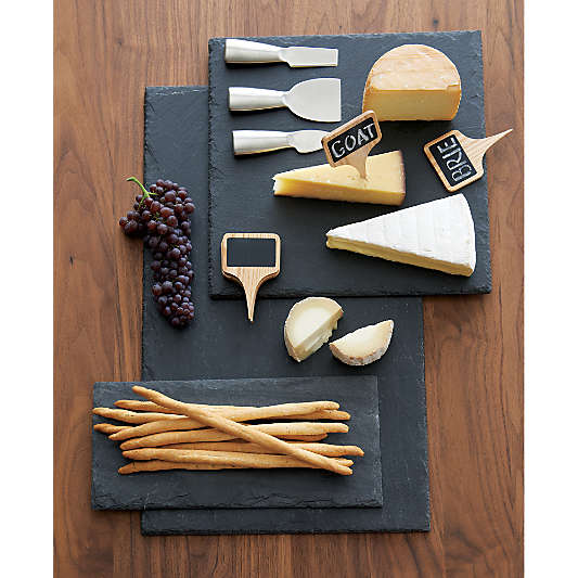 Chalkboard Cheese Markers, Set of 6