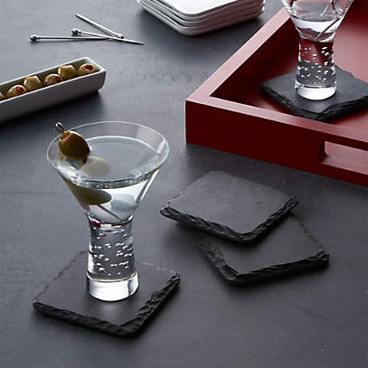 Slate Coasters, Set of Four + Reviews