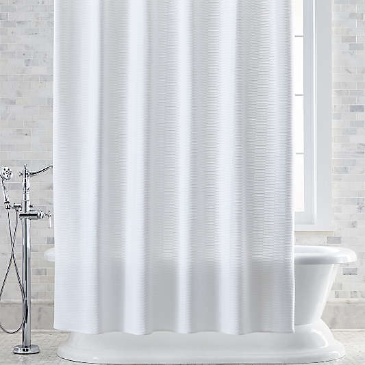 Shower Curtains, Rings and Liners Crate and Barrel