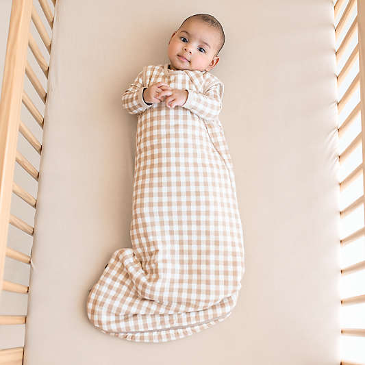 Kyte Baby Small Brown Gingham Sleep Bag 1.0