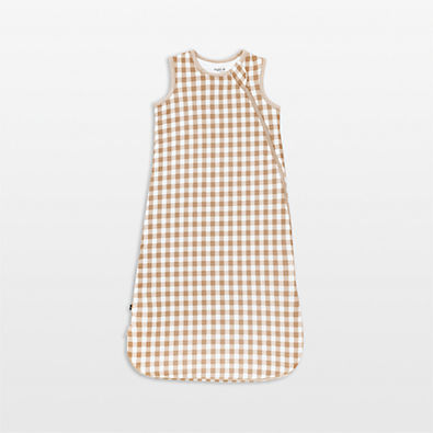 View Kyte Baby Medium Brown Gingham Sleep Bag 1.0 details