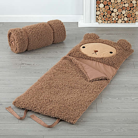 Bijou Kitty Furry Bear Toddler Sleeping Bag