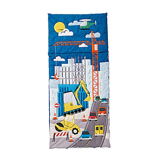 Construction Toddler Sleeping Bag