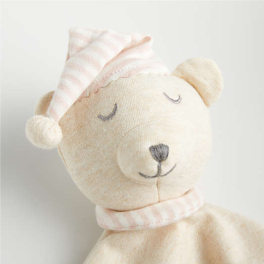 Sleepy Bear Baby Lovey Blanket