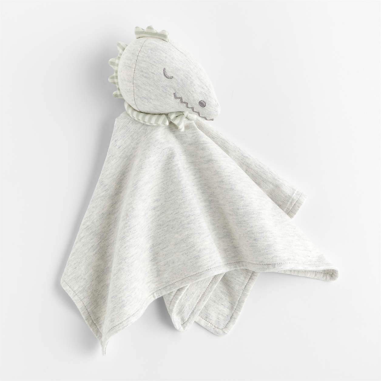 Sleepy Dino Modern Baby Lovey Blanket Crate & Kids
