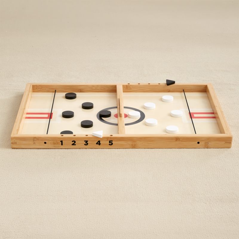 Wonder & Wise by Asweets Sling-a-Ling Wooden Kids Table Hockey Game - image 1 of 6