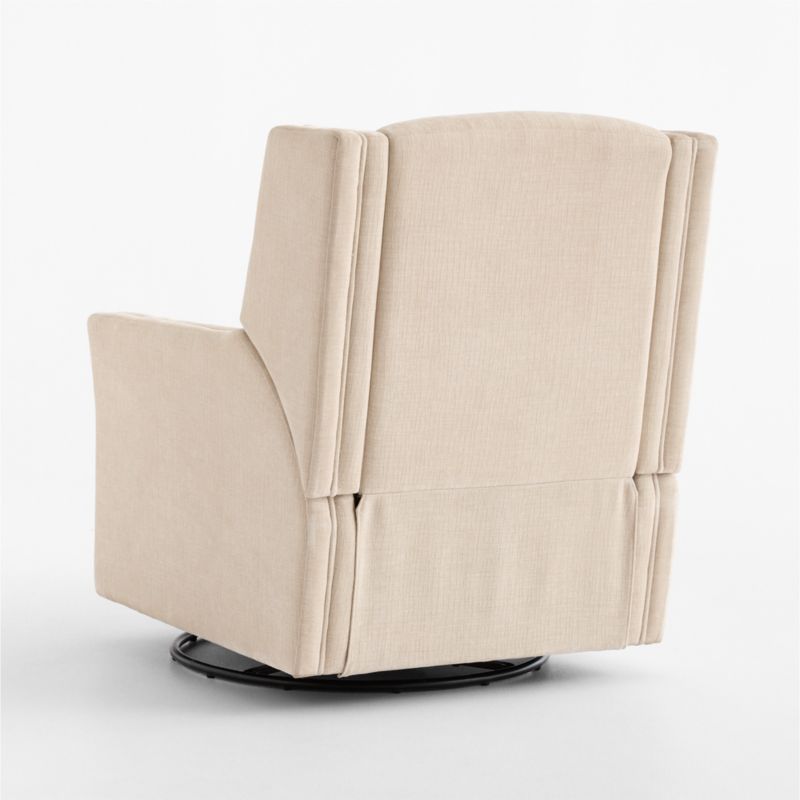 Sloane Cream Swivel Glider Power Recliner Nursery Chair - image 3 of 9