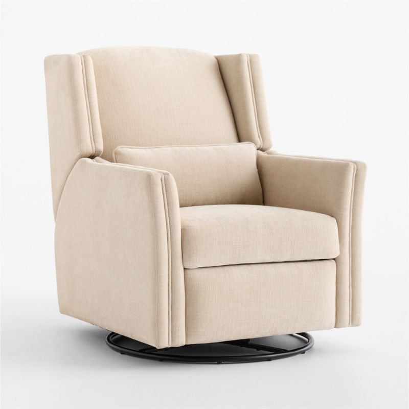 Sloane Cream Swivel Glider Power Recliner Nursery Chair - image 1 of 9