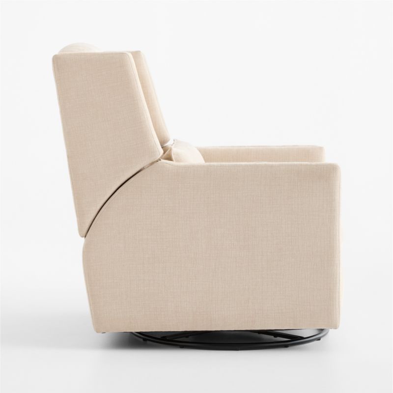 Sloane Cream Swivel Glider Power Recliner Nursery Chair - image 4 of 9