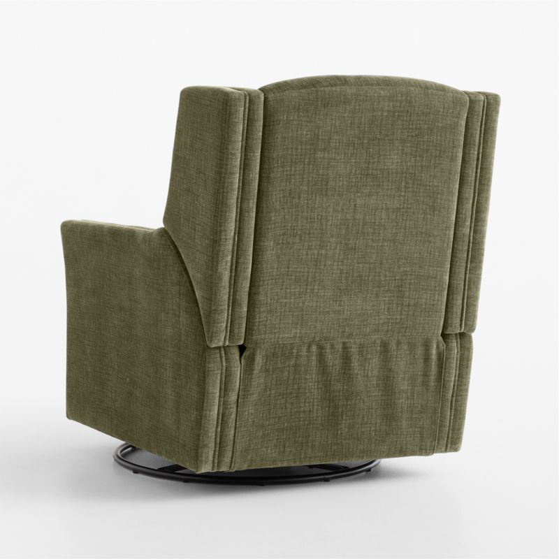 Sloane Forest Green Swivel Glider Power Recliner Nursery Chair - image 3 of 9