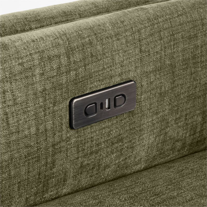 Sloane Forest Green Swivel Glider Power Recliner Nursery Chair - image 7 of 9