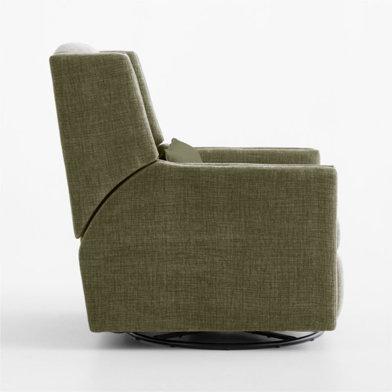 Sloane Forest Green Swivel Glider Power Recliner Nursery Chair - image 4 of 9