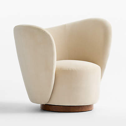 Salon Swivel Accent Chair by Laura Harrier and Tiffany Howell