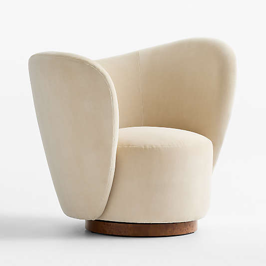 Salon Swivel Accent Chair by Laura Harrier and Tiffany Howell