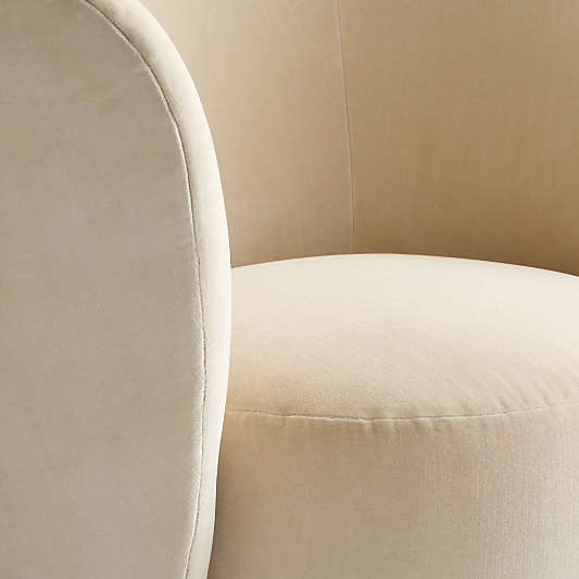 Salon Swivel Accent Chair by Laura Harrier and Tiffany Howell