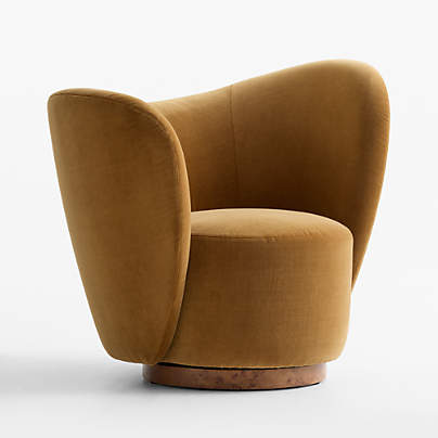 Salon Swivel Accent Chair by Laura Harrier and Tiffany Howell