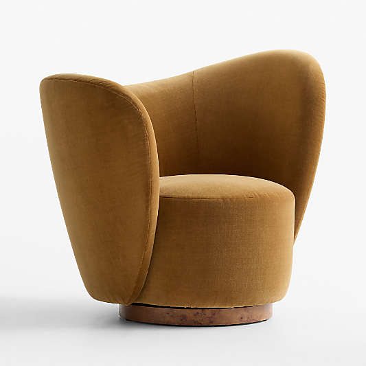 Salon Swivel Accent Chair by Laura Harrier and Tiffany Howell