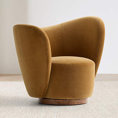Salon Swivel Accent Chair by Laura Harrier and Tiffany Howell