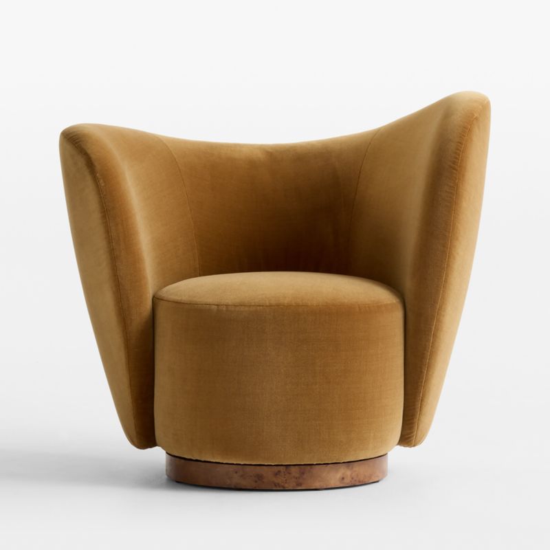 Salon Swivel Accent Chair by Laura Harrier and Tiffany Howell - image 3 of 7