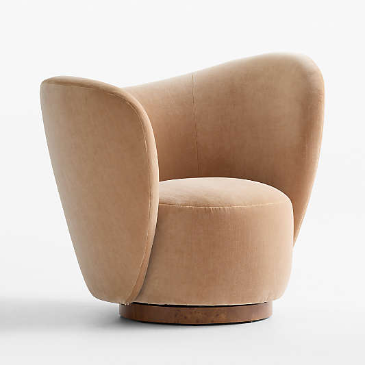 Salon Swivel Accent Chair by Laura Harrier and Tiffany Howell