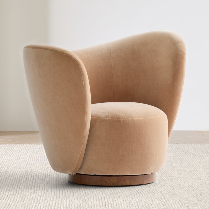 Salon Swivel Accent Chair by Laura Harrier and Tiffany Howell - image 3 of 10