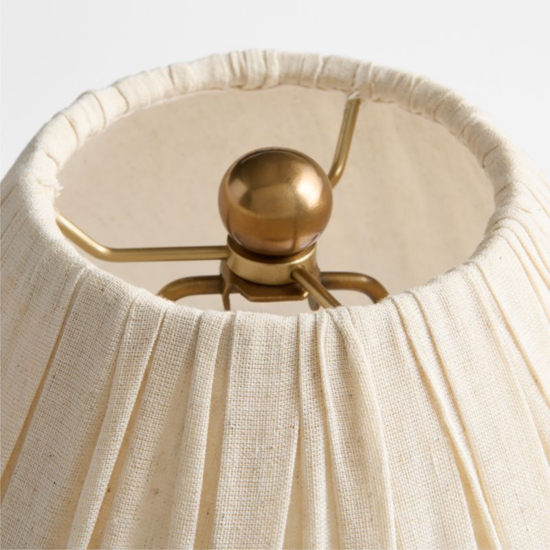 Solenne Metal Table Lamp with Pleated Fabric Shade 25.5" - image 2 of 6