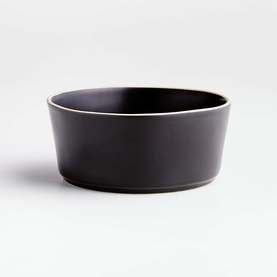 Sloan Black Cereal Bowl + Reviews Crate and Barrel Canada