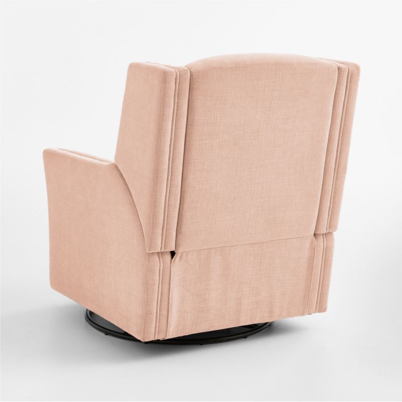 Sloane Elegant Pink Swivel Glider Power Recliner Nursery Chair - image 3 of 9