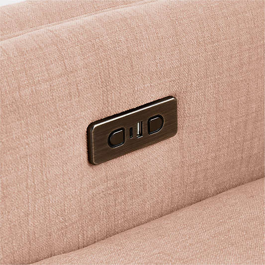 Sloane Elegant Pink Swivel Glider Power Recliner Nursery Chair