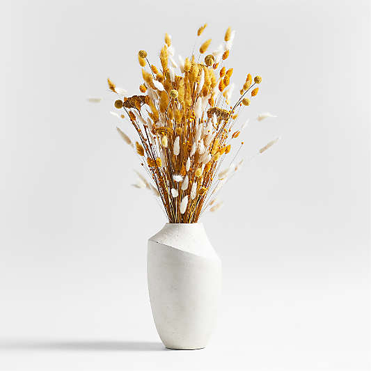 Dried Botanical Arrangement in Slope Vase