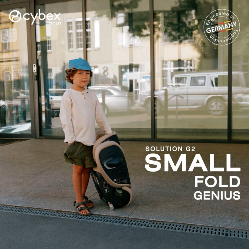 Cybex Solution G2 Moon Black Folding Travel Toddler Booster Seat - image 1 of 7