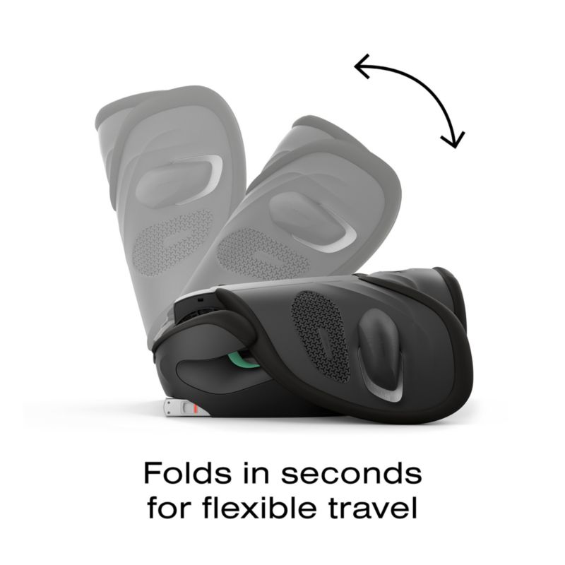 Cybex Solution G2 Moon Black Folding Travel Toddler Booster Seat - image 5 of 7