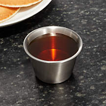 Stainless Steel Condiment Cups + Reviews | Crate & Barrel