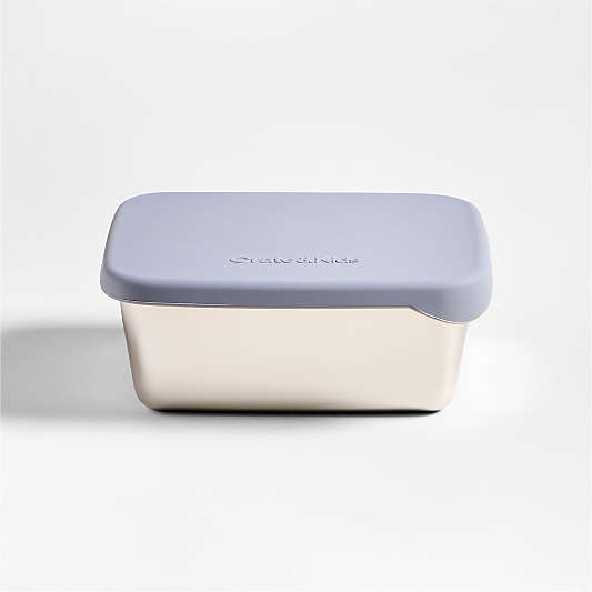 Blue Stainless Steel Small Food Container
