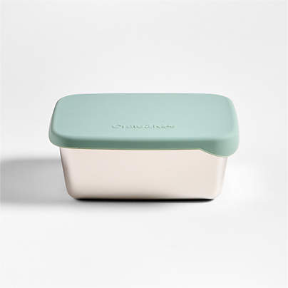 Green Stainless Steel Small Food Container