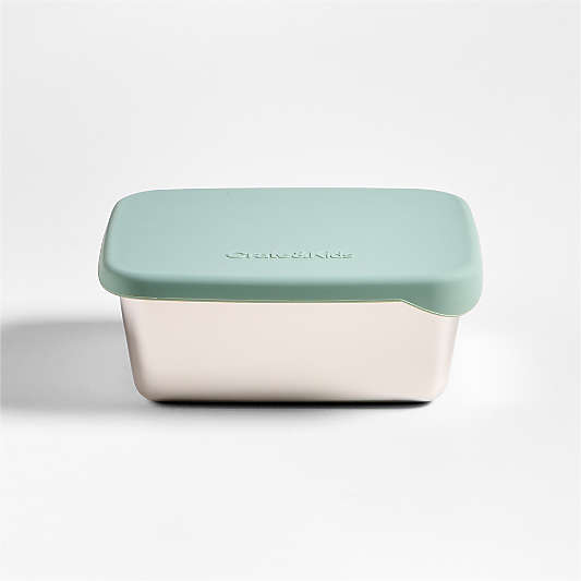Green Stainless Steel Small Food Container