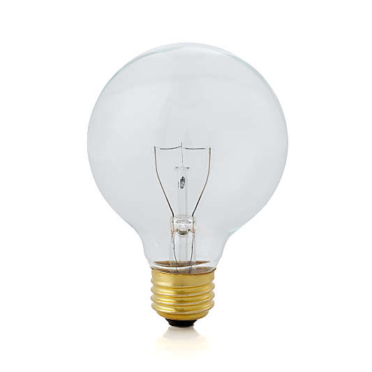 Small 40W Clear Globe Light Bulb