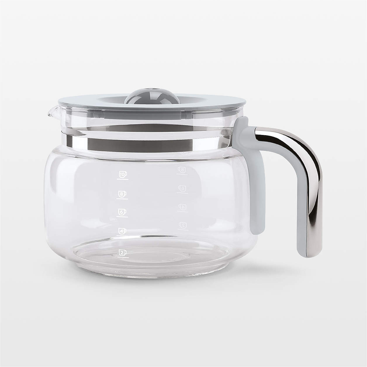 Smeg 10Cup Glass Carafe + Reviews Crate & Barrel