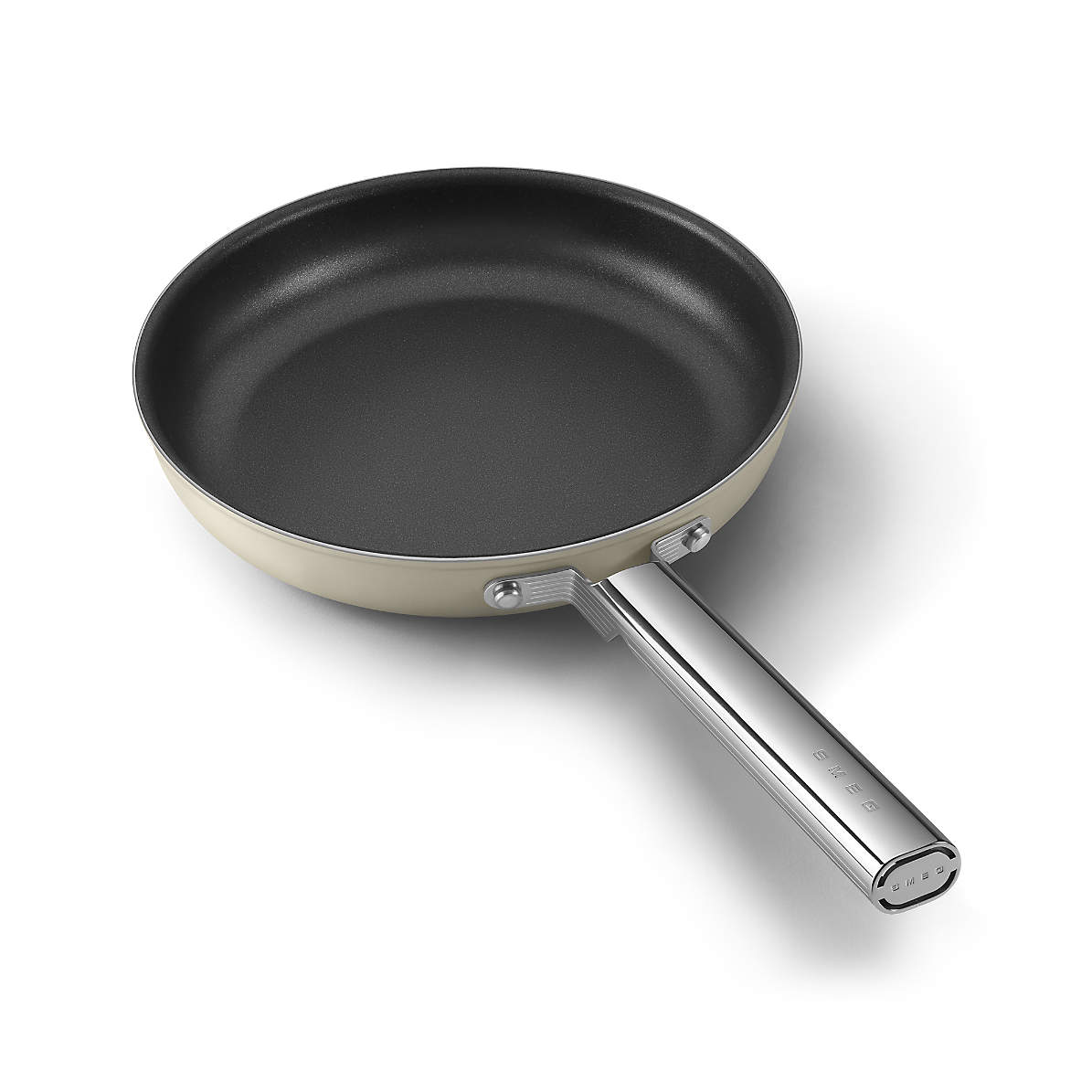 Smeg Cookware 50's Style Non-Stick Cream Fry Pan, 10-Inches