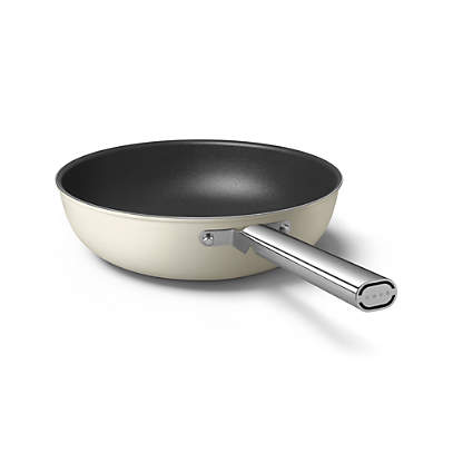 Calphalon Signature 12 Non-Stick Flat-Bottom Wok with Lid + Reviews, Crate & Barrel