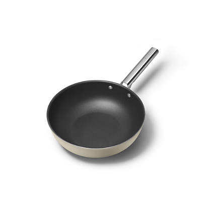 Calphalon Signature 12 Non-Stick Flat-Bottom Wok with Lid + Reviews, Crate & Barrel